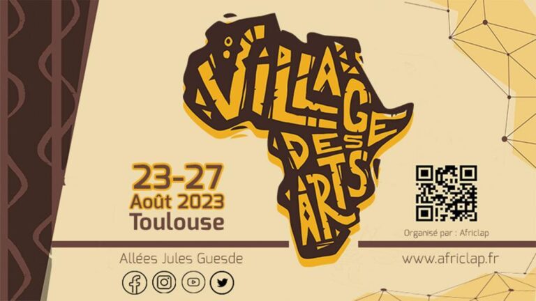 Le village des Arts Africains 2023 aura lieu du 23 au 27 août à Toulouse Allées Jules Guesde, en plein cœur de la cité